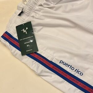 Puerto Rico Men's Athletic Joggers Pants Bottom